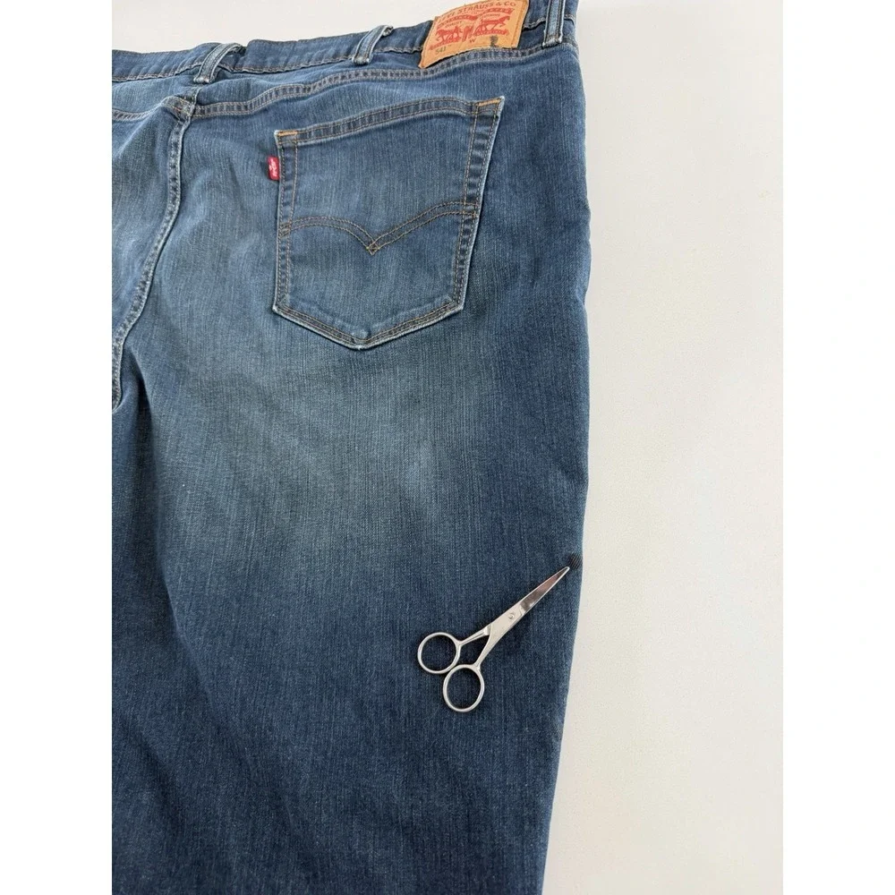 Levi's 541 Athletic Fit Jeans Men's 48x30 Blue Stretch Denim Pants